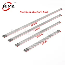 5pcs M2 Link Stainless Steel Connecting Rod with Dual End Thread for Servos, Rod End Linkage and DIY RC Boat or Car