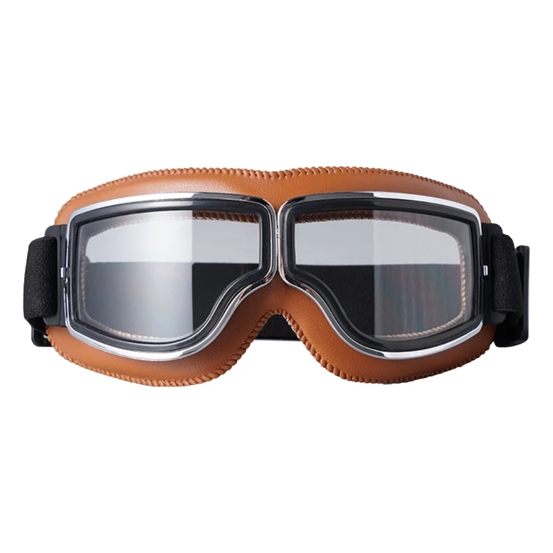 Retro Motorcycle Glasses Men's Moto Racing Motocross Windproof Retro Goggles