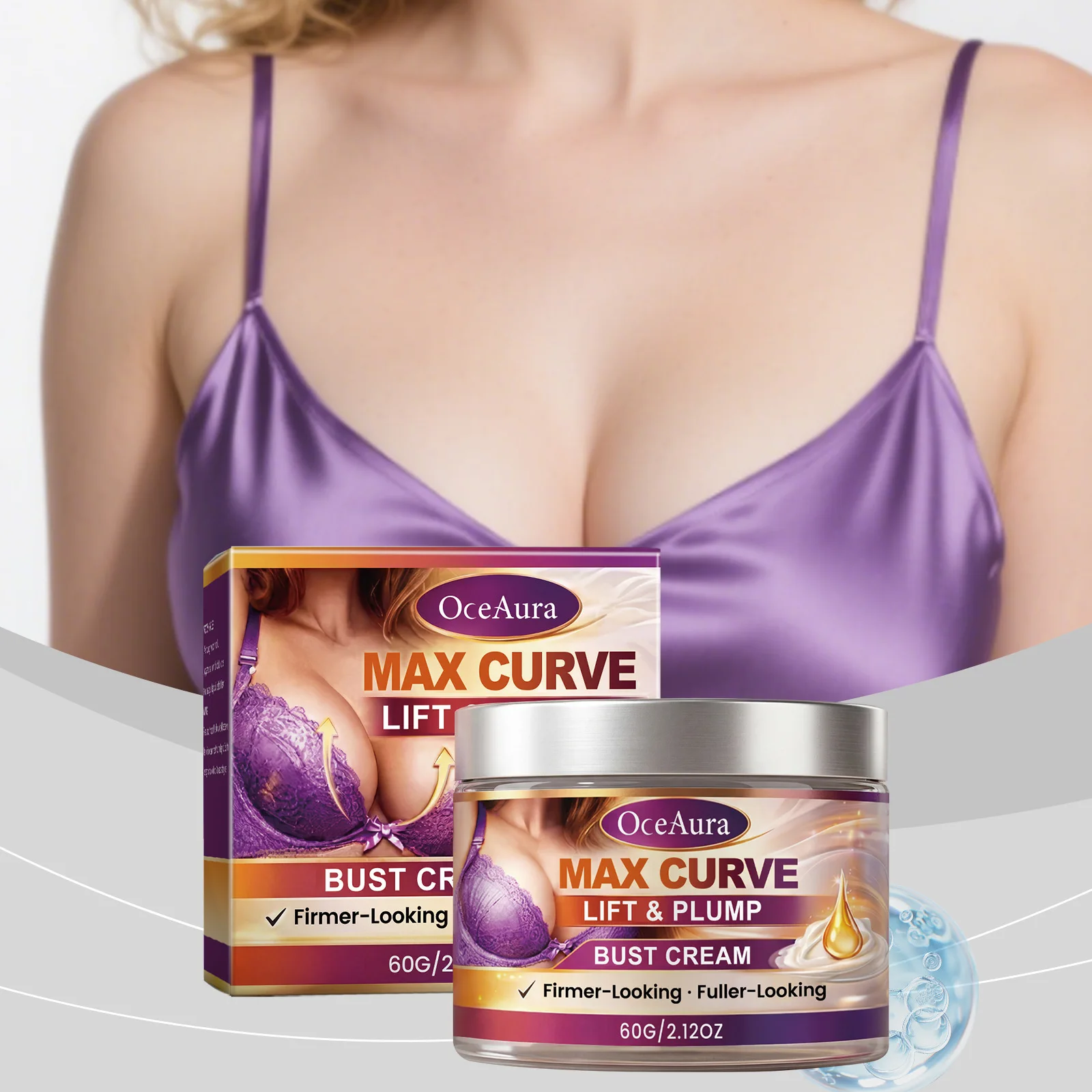 Breast Tightening Lifting Cream Boobs Enhancement Oil Bust Enlarging Plump Chest Firm Up Size Improve Sagging Massage Body Care