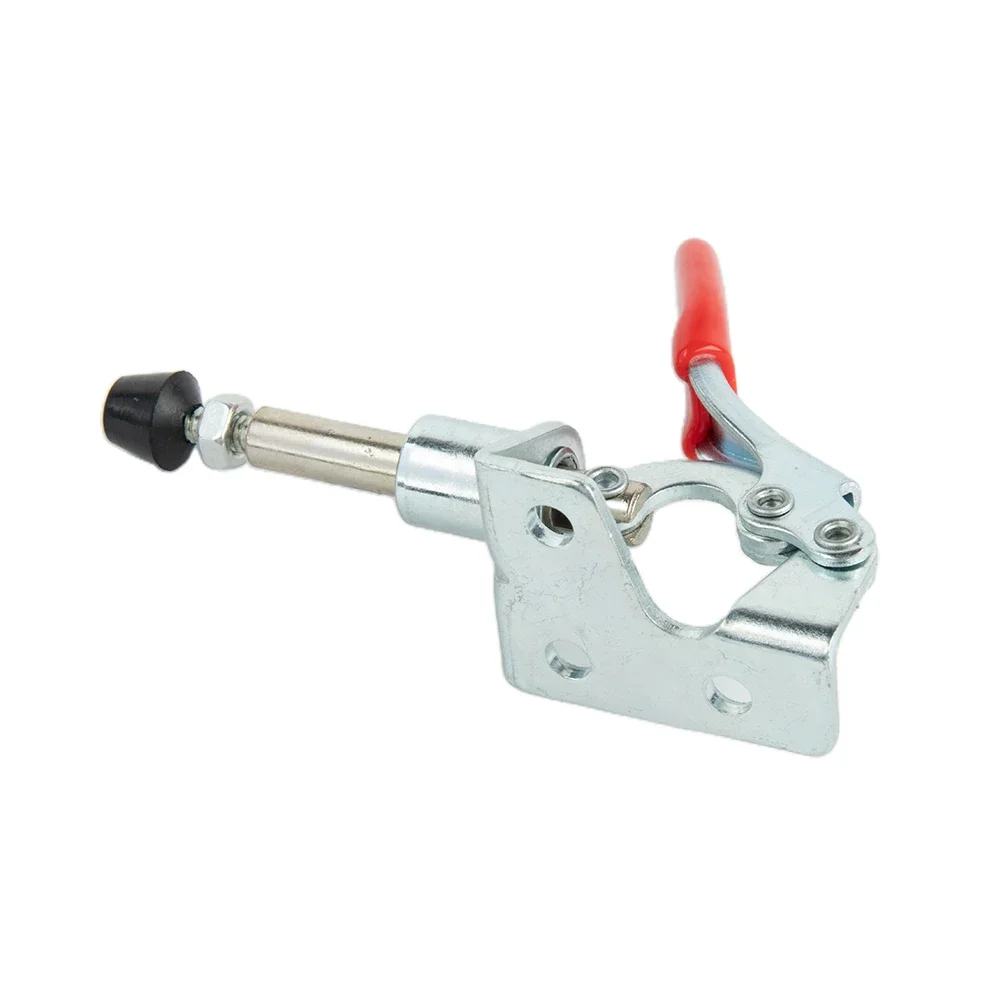 

Woodworking Tools 45Kg Antislip Vertical Toggle Clamp GH-301-AM Covered Handle Push-pull For Hand Welding, Jigging, Repairing