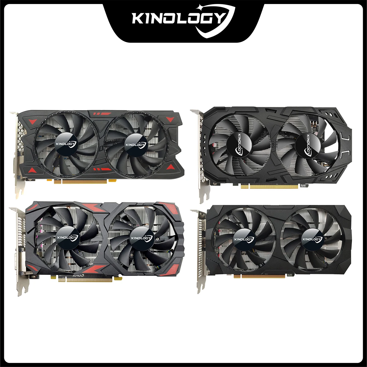 Kinology RX580 8 GB 2048 SP Graphics Card RX588 GPU 8G Gaming Video VGA GDDR5 AMD Radeon RX 580 8GB 2048SP