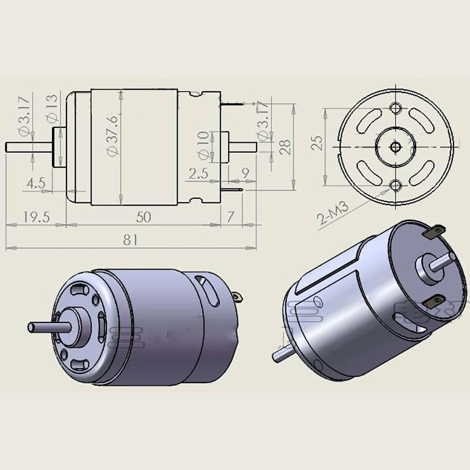 1 sztuk R545 silnik prądu stałego DC 6V 12V 24V wysoki moment obrotowy mikro Model silniki dodanie ogon wał wyjściowy 3000RPM 6000RPM 12000RPM