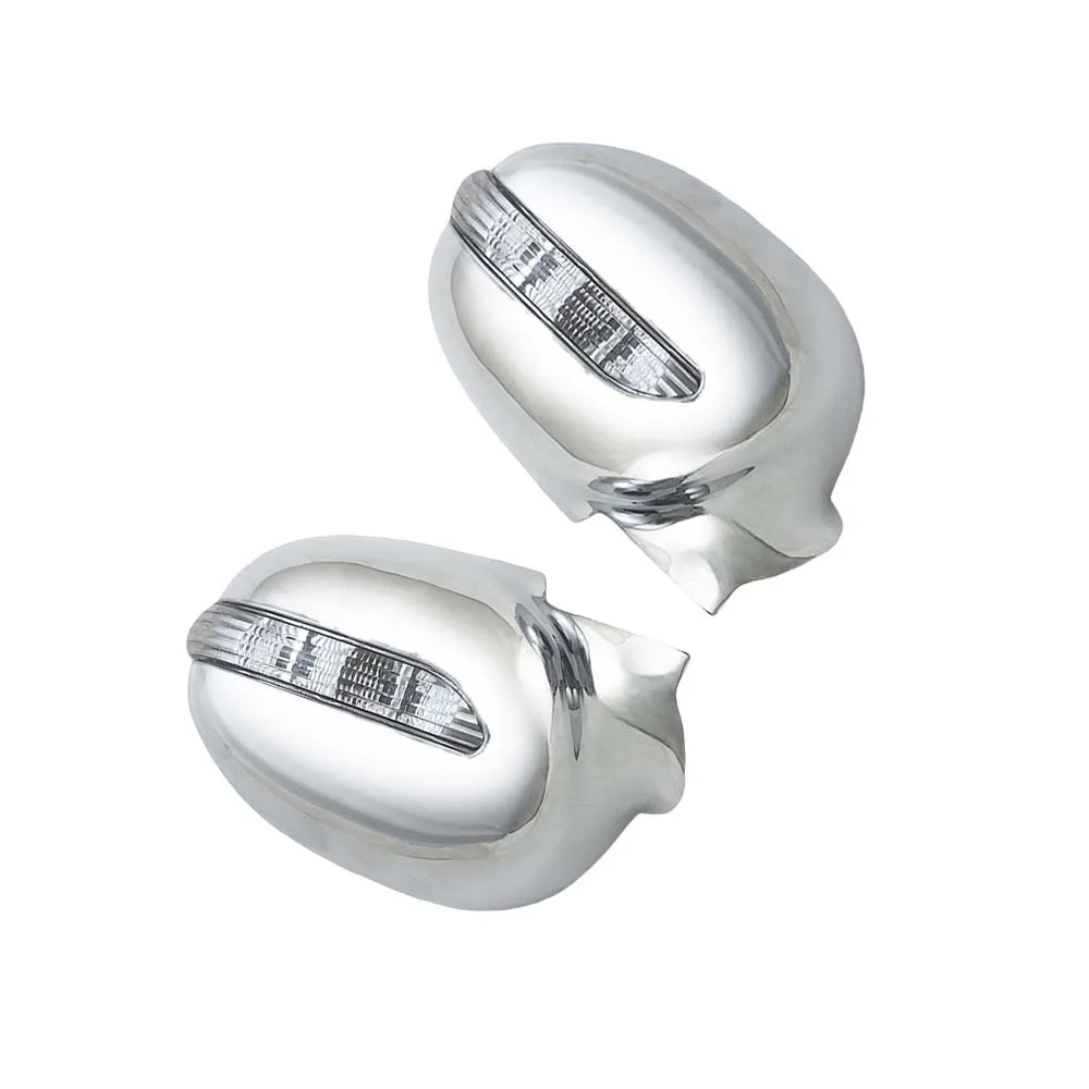 

Обновление автомобиля, хромированная серебряная крышка дверного зеркала с подсветкой для Mercedes Benz Istana MB100, автомобильные аксессуары, наклейки, украшение