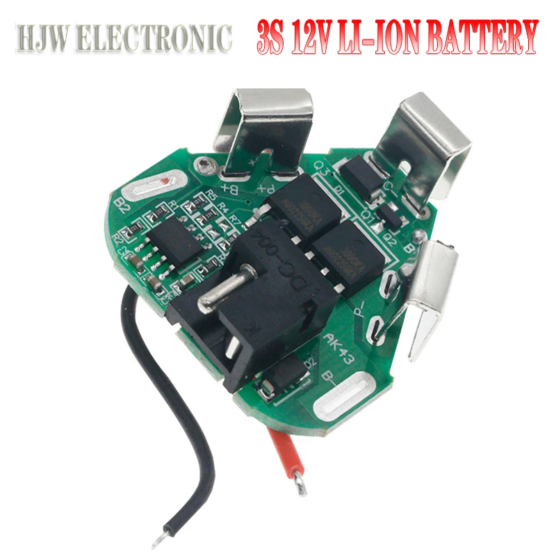 3s 12v Bms Tool Hand Lithium Drill Power Li-ion Battery Board Over Charge Discharge Short Circuit