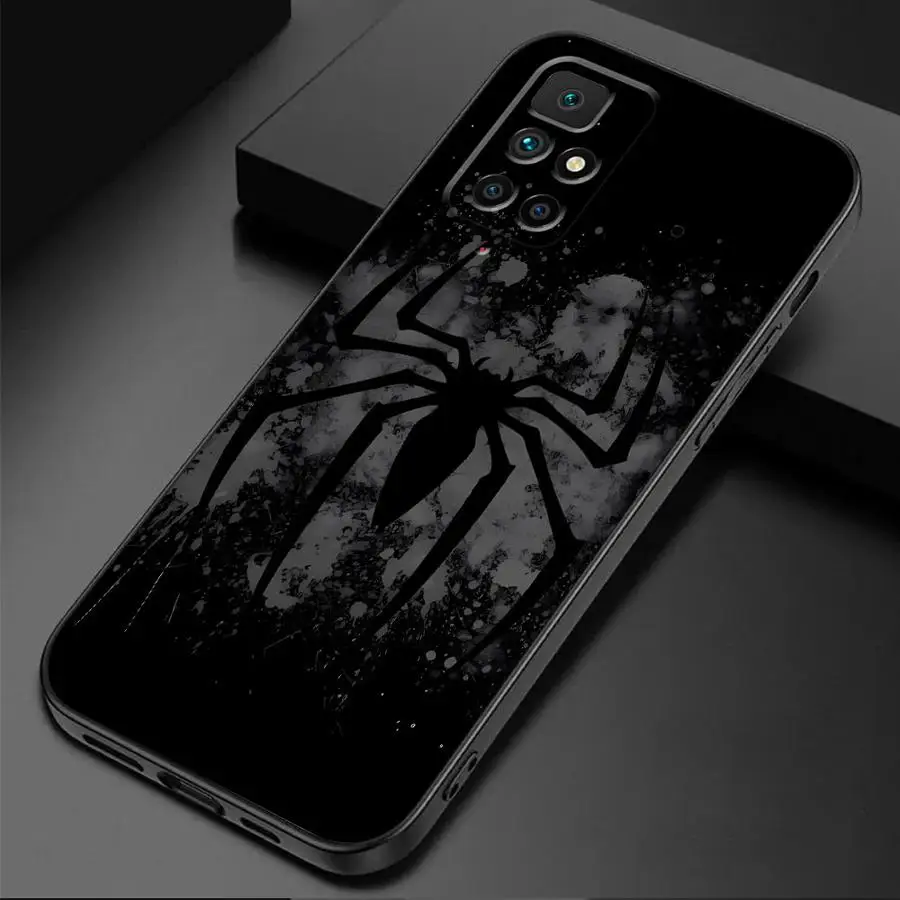 Marvel Spider Man Logo Cover Phone Case for Redmi Note 11 Pro 9 8 7 10S 12S 9S 11S 10 Pro 12 9T 8T 10 13 TPU Soft