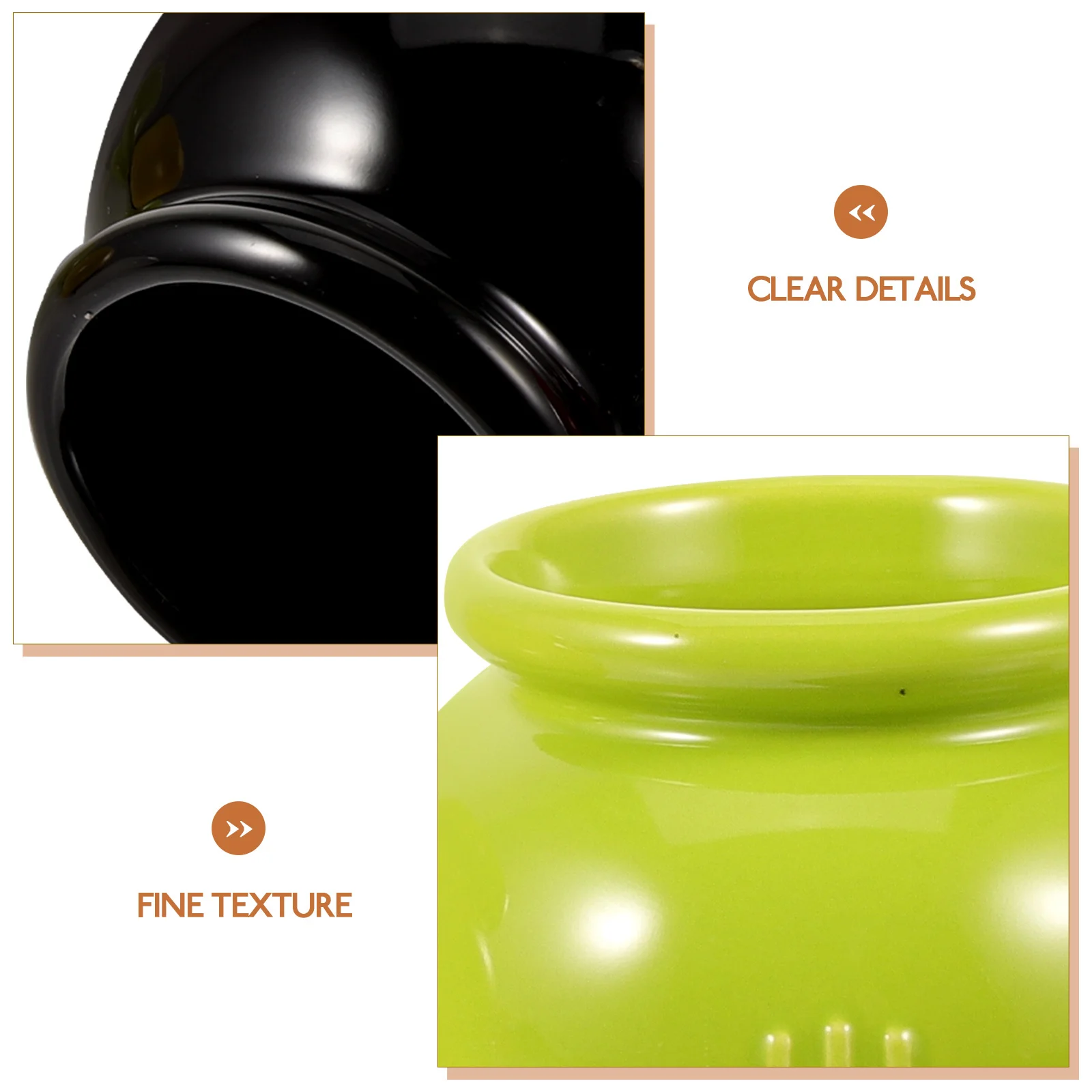 5 Stücke Keramik Schröpfen Tassen Feuer Therapie Verdickte Saugnäpfe für Körper Muskel Entspannung Vakuum Massage Schröpfen Werkzeug