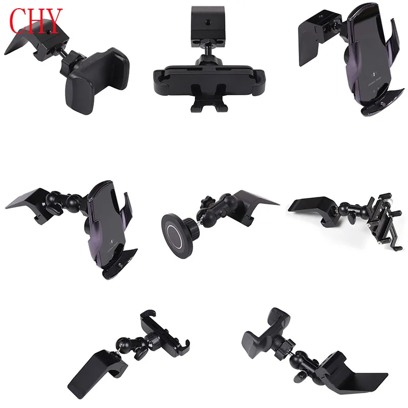 

1piece set ABS For Toyota Land Cruiser Prado 250 LC250 2024-2026+ Car Navigation Screen Above Mobile Phone Holder Accessories