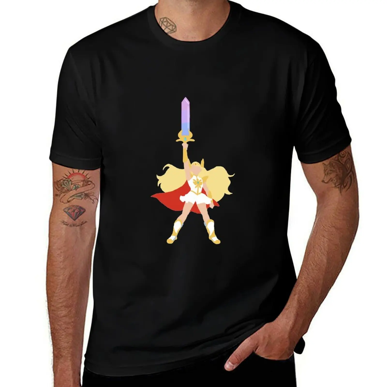 T-shirt She-ra bi pride pour hommes, T-shirt pour fête de vacances