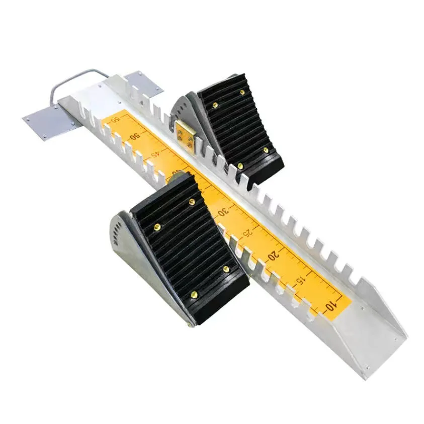 سبائك الألومنيوم كتلة البداية البلاستيكية المسار بدء كتلة المنافسة قابل للتعديل المسار والميدان كتلة بدء المنافسة