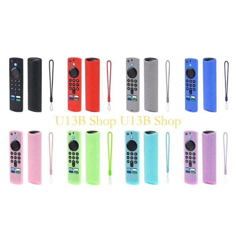 U13B Multiple Color Silicone Cover for TV 3rd Gen/4K Remote Shockproof Case