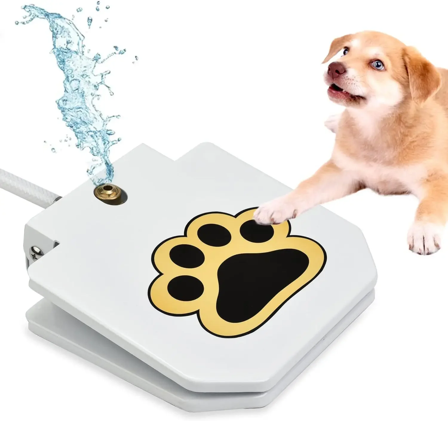 Pet automatic water treading pet supplies dog automatic water feeder dog dog water drinker wholesale