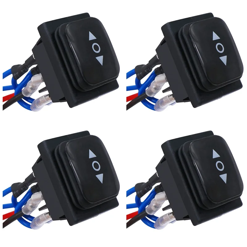 B03B-4X Momentary Polarity Reverse Switch Waterproof Control Motor Actuator 6 Pin 3 Position Rocker Toggle Switch