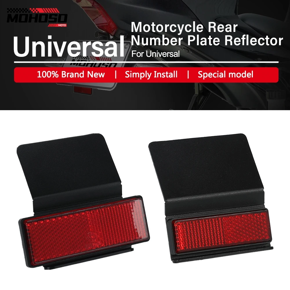 Universal Motorcycle Rear Number Plate Reflector For BMW R1250GS R 1250 GS Adventure Exclusive TE Rallye 2019-2022 2023 2024