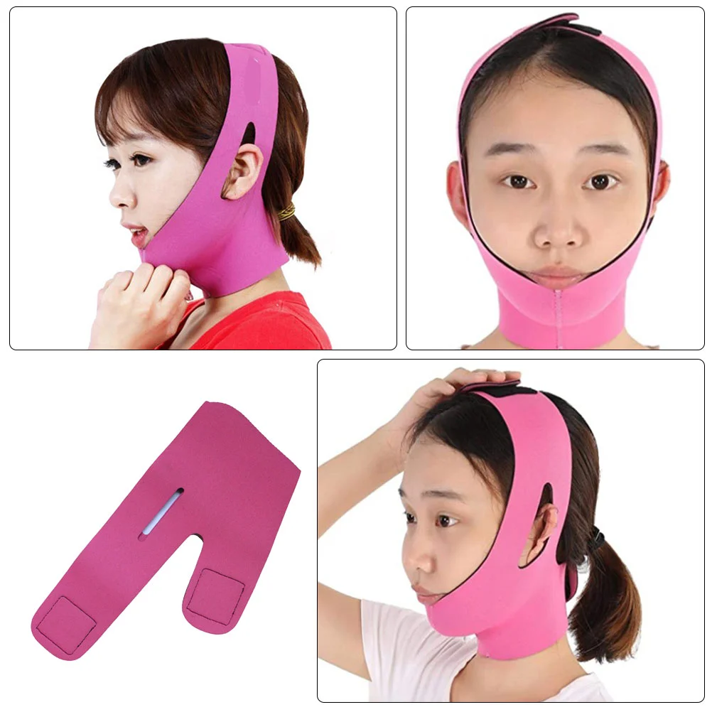 V Face Lifting Mask Facial Exerciser Tighten Double Chin Strap Skin Care Belt up