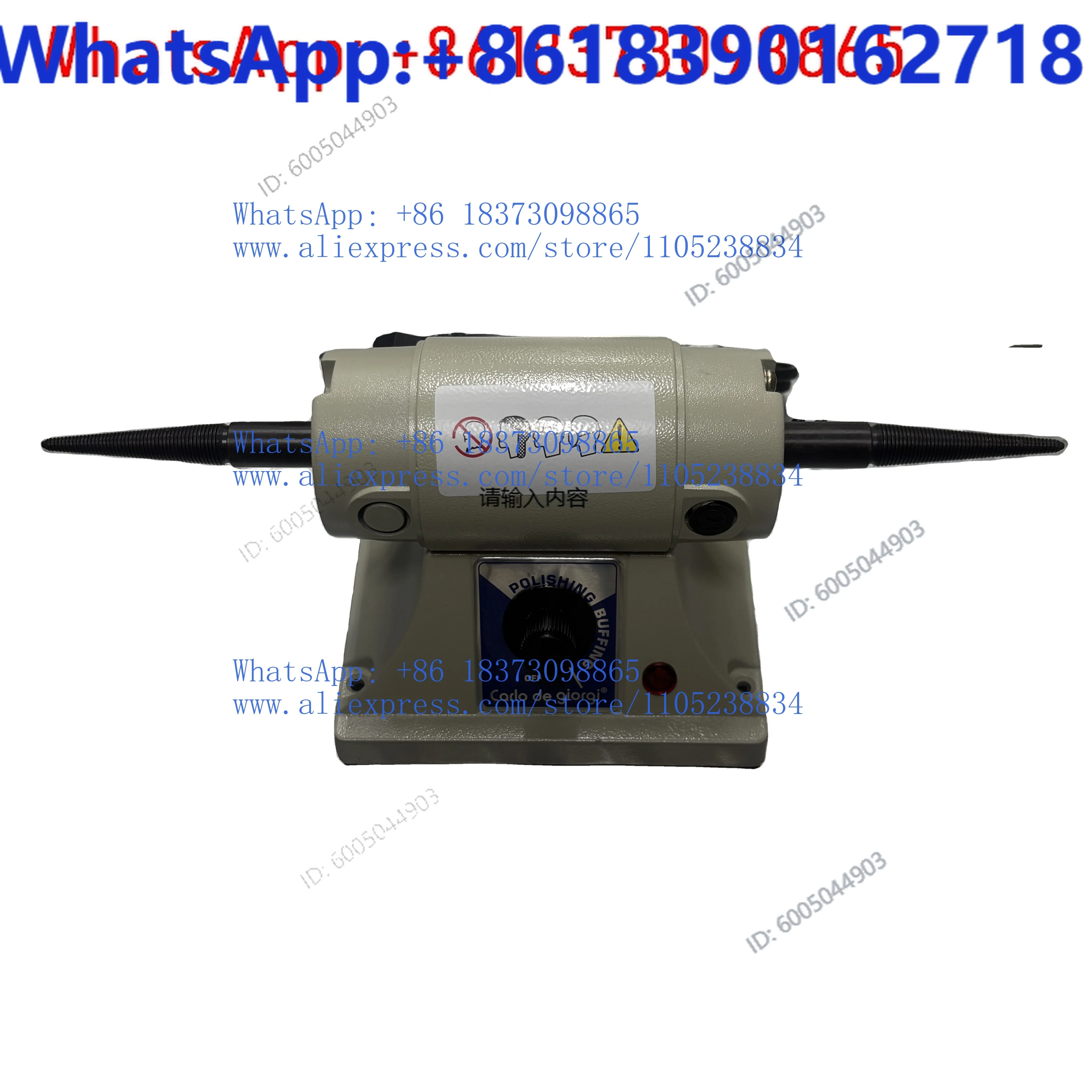 Double head stepless speed regulation desktop polishing machine, polishing and deburring, jewelry polishing machine