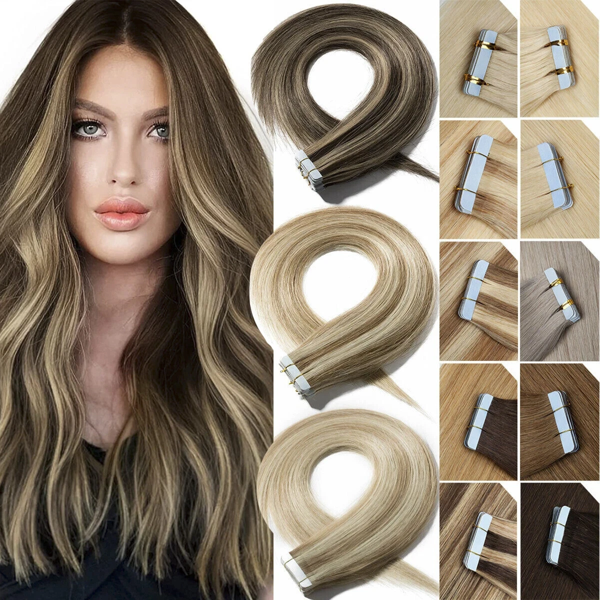 100-human-hair-tape-in-extensions-20pcs-12inch-straight-1b-hair-wig-add-length-volume-daily-wholesale-dropship