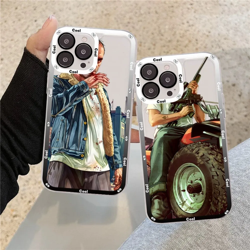 Video Game Grand Theft Auto Phone Case For Redmi 7 8 9 A For Redmi Note 5 7 8 9 10 11 Pro Max 4G 5G Funfas