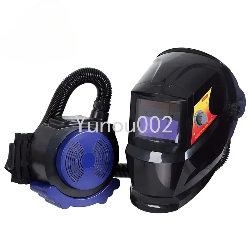 

Caretas Para Soldar Electronica High Quality PAPR Solar Powered Auto Darkening Air Fed Purifying Respirator Welding Helmet RHK