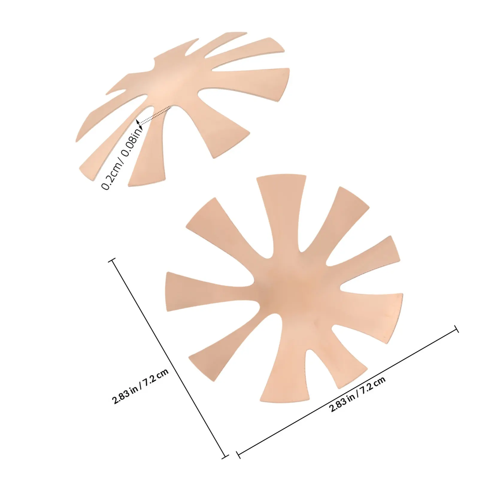 Metal French Tip Stencil Nail Template for Perfect French Manicure Easy Application Versatile Professional Grade Nail Art Supply