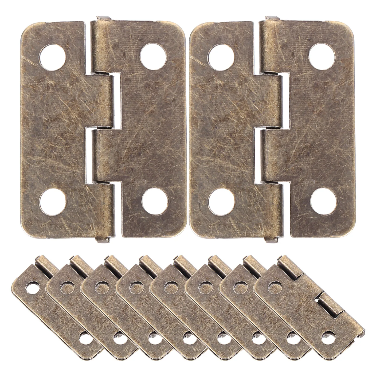 

1 set 1 Set Iron Vintage For Wine Chest Wardrobe Cabinet Wooden Box Retro Metal Hinges Durable Surface Cupboard Door