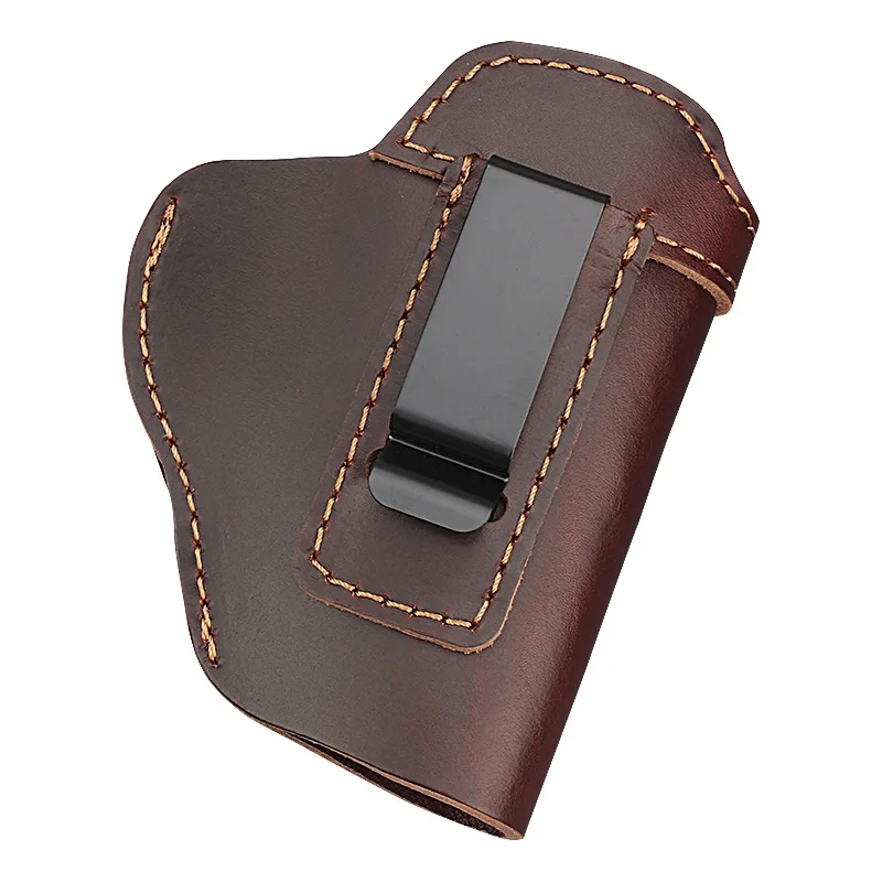 

Portable Leather Quick Draw Holster, Cowhide, Outdoor Glock G17, Tactical Holster, Stealth