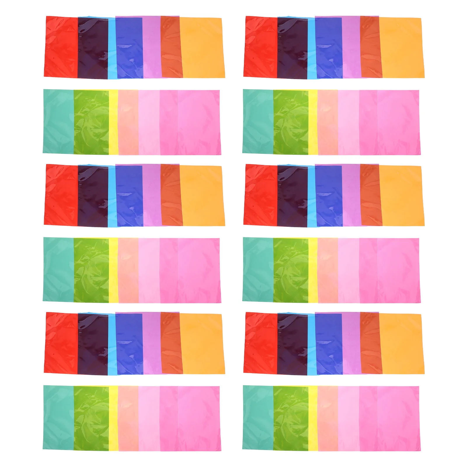 90 قطعة من صفائح السيلوفان الملونة مادة منتشرة خفيفة لتغليف الحرف اليدوية الديكور الحالي السيلوفان الحرفية #1