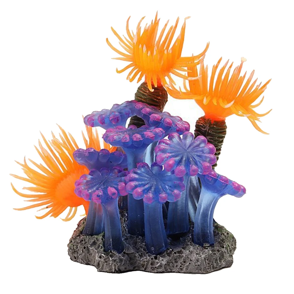 

Decoration Coral Resin Landscape Aquarium Silicone Adornment Fish Tank Artificial