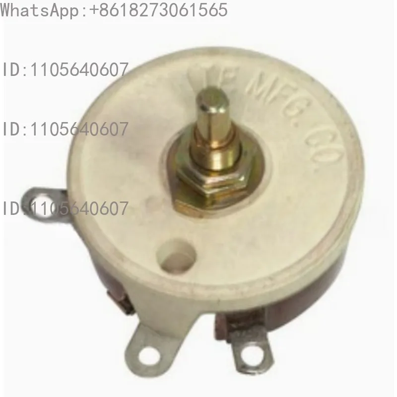 RHS1K0E 25W 1KΩ Wirewound Potentiometer, Panel Mount Adjustable Power Rheostat