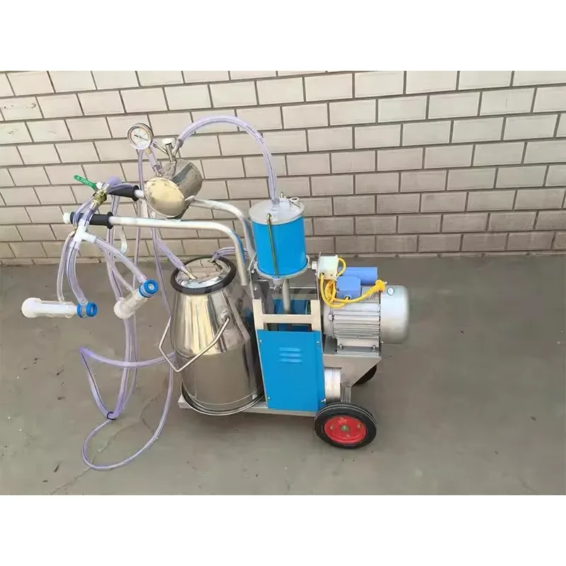 Hot selling:Cheaper Single Bucket Cow Milker,cow Milking Machine Price in China, in Cows Milk