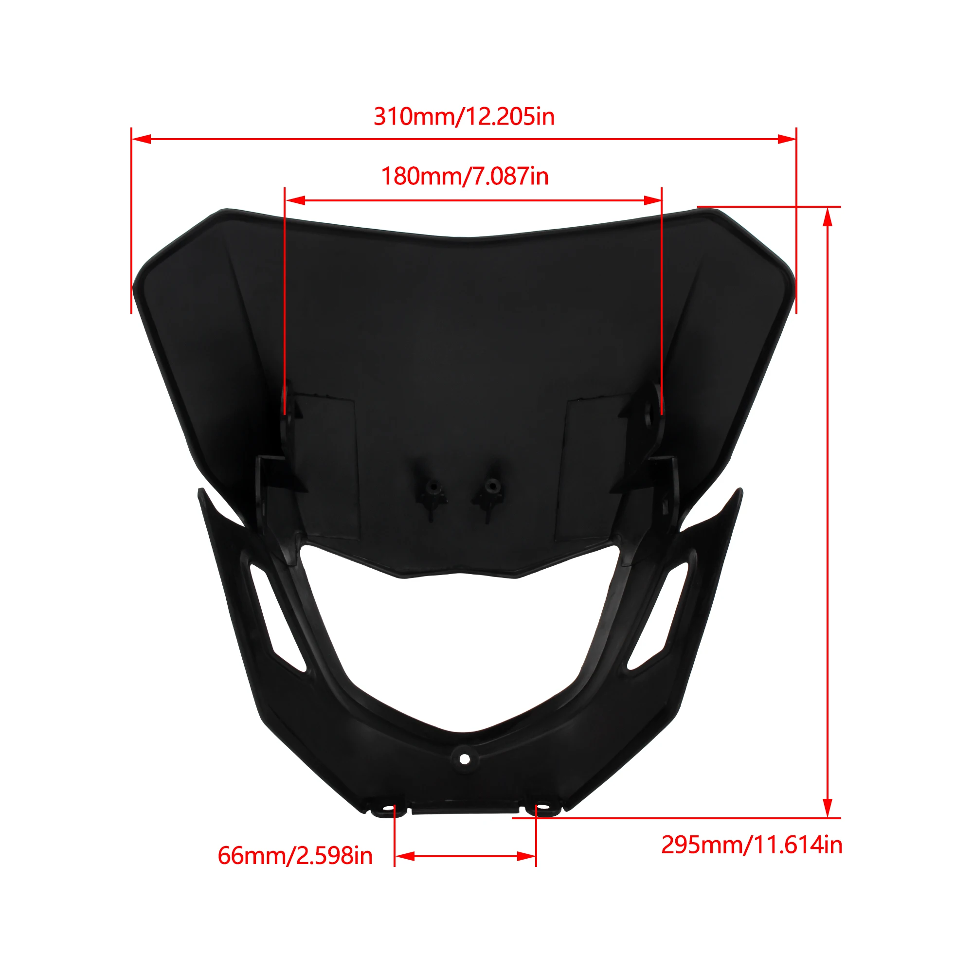 Für Yamaha WR250F WR450F YZ250F YZ450F MX Motocross-Maske Scheinwerferplatte Enduro Motorradmaske Dirt Bike Teile – Detail 2