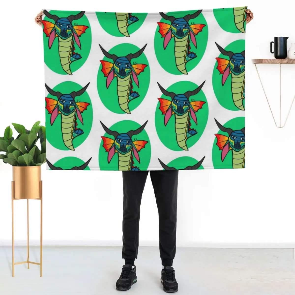 Glory from Wings of Fire Throw Blanket Shaggy Luxury Brand wednesday Picnic Custom Vintage Blankets