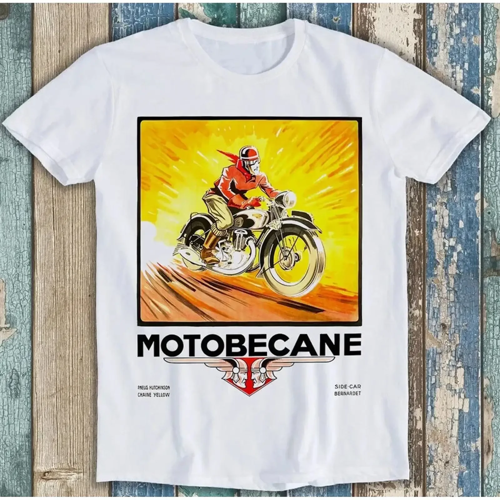 1936 Geo Ham Motobecane Motorcycle Best Seller Funny T Shirt 2579 vintage Washed fashion homme Breathable graphic Soft Unisex