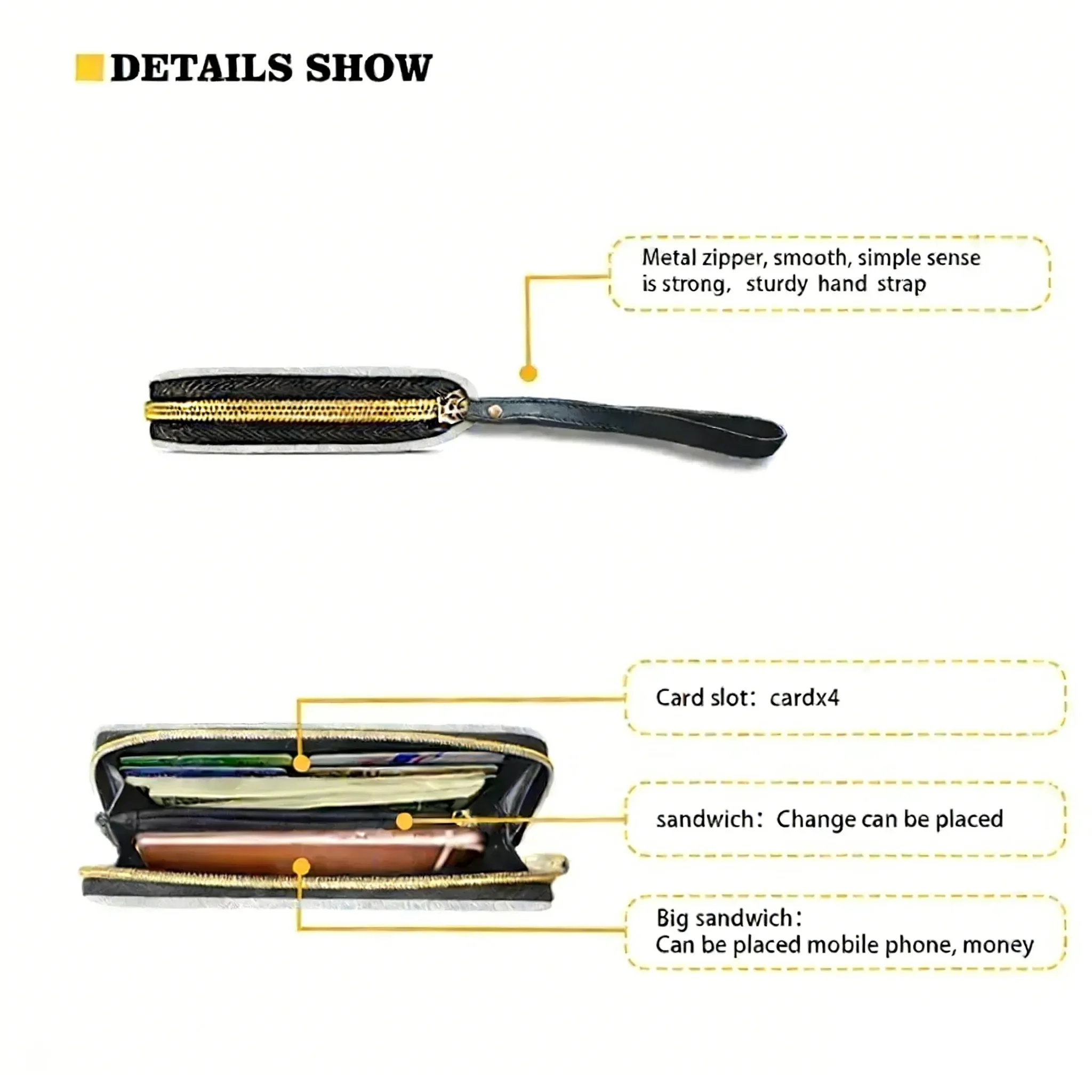 Tupac Rapper 2Pac Custom Wallet Purse Hip hop singer Mens Womens Zipper Long Wallets Double Print  Portable Wallet Gift Bag view 6