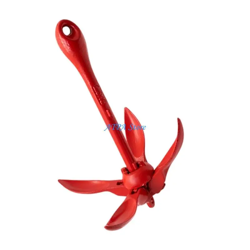 U13C Sturdy Canoe Grapnel Galvanized Steel 31cm for Lakes and Rivers Outdoor