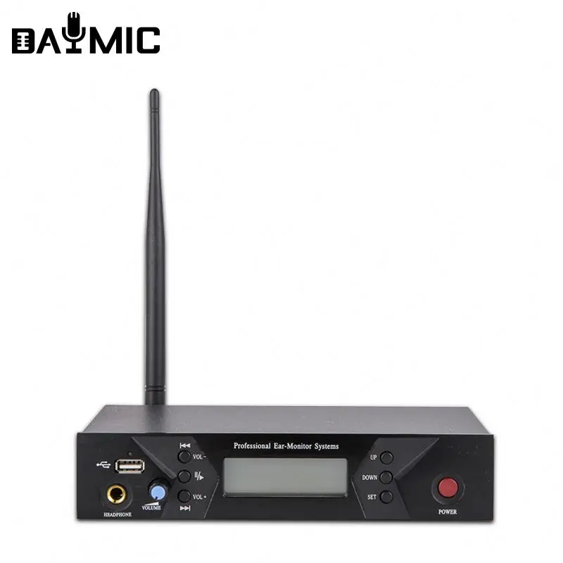 DAYMIC BK-510 professional Stereo wireless in ear system monitor Pro UHF received