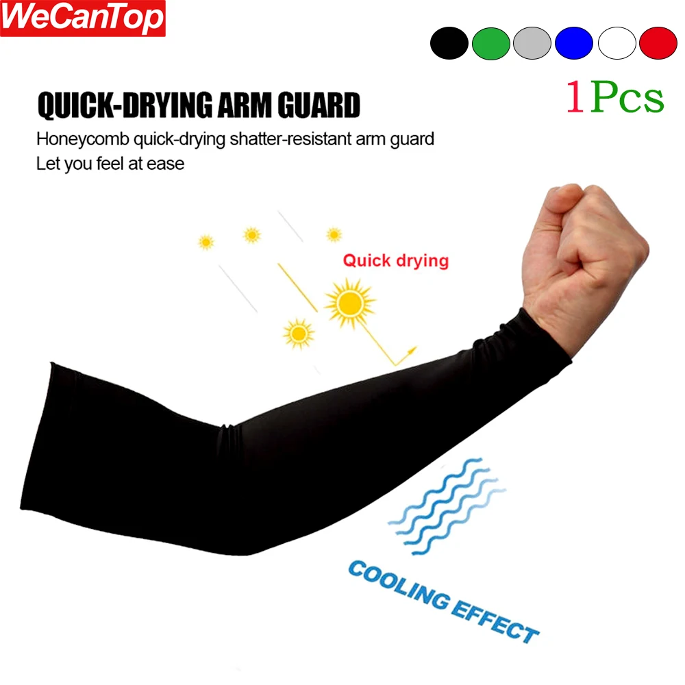 1PCS 20-30mmHg Compression Arm Sleeve for Men & Women - Anti-Slip Support for Pain, Swelling, Arthritis - Sport & Running