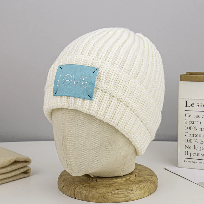 

Beanies For Women Man Winter Thick Warm Knitted Beanie Skullies Hat Female Outdoor Earflap Riding Set Gradient Bonnet Caps