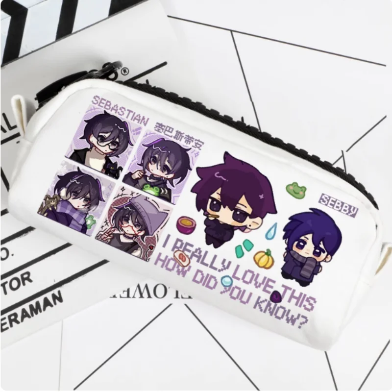 

Anime Sebastian Pencil Case Oxford Canvas Storage Bag Pencil Box Pencilcase School Pen Bag 2673