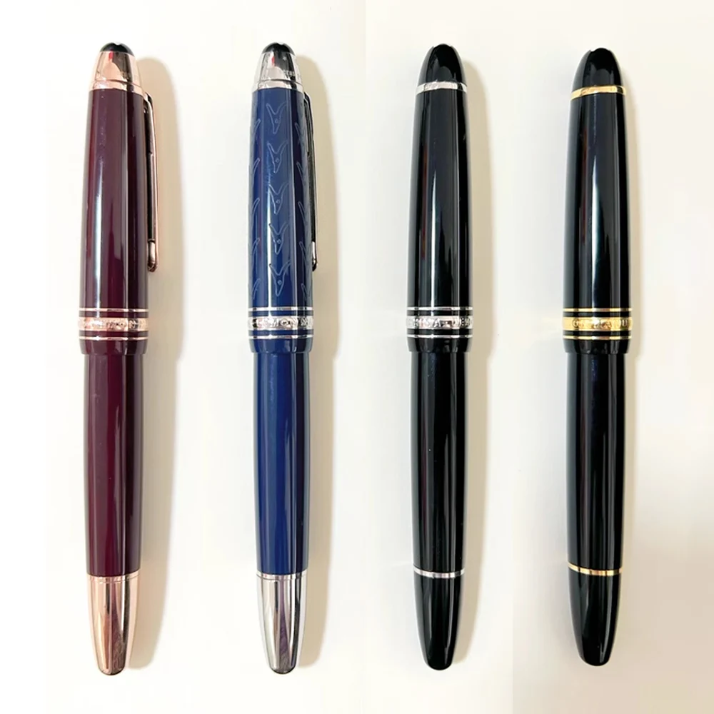 Lemon M6 Fountain Pen with Ink Viewing Window EF F Nibs Piston Inking Luxury Gift Pens for Students Office Supplies Stationery