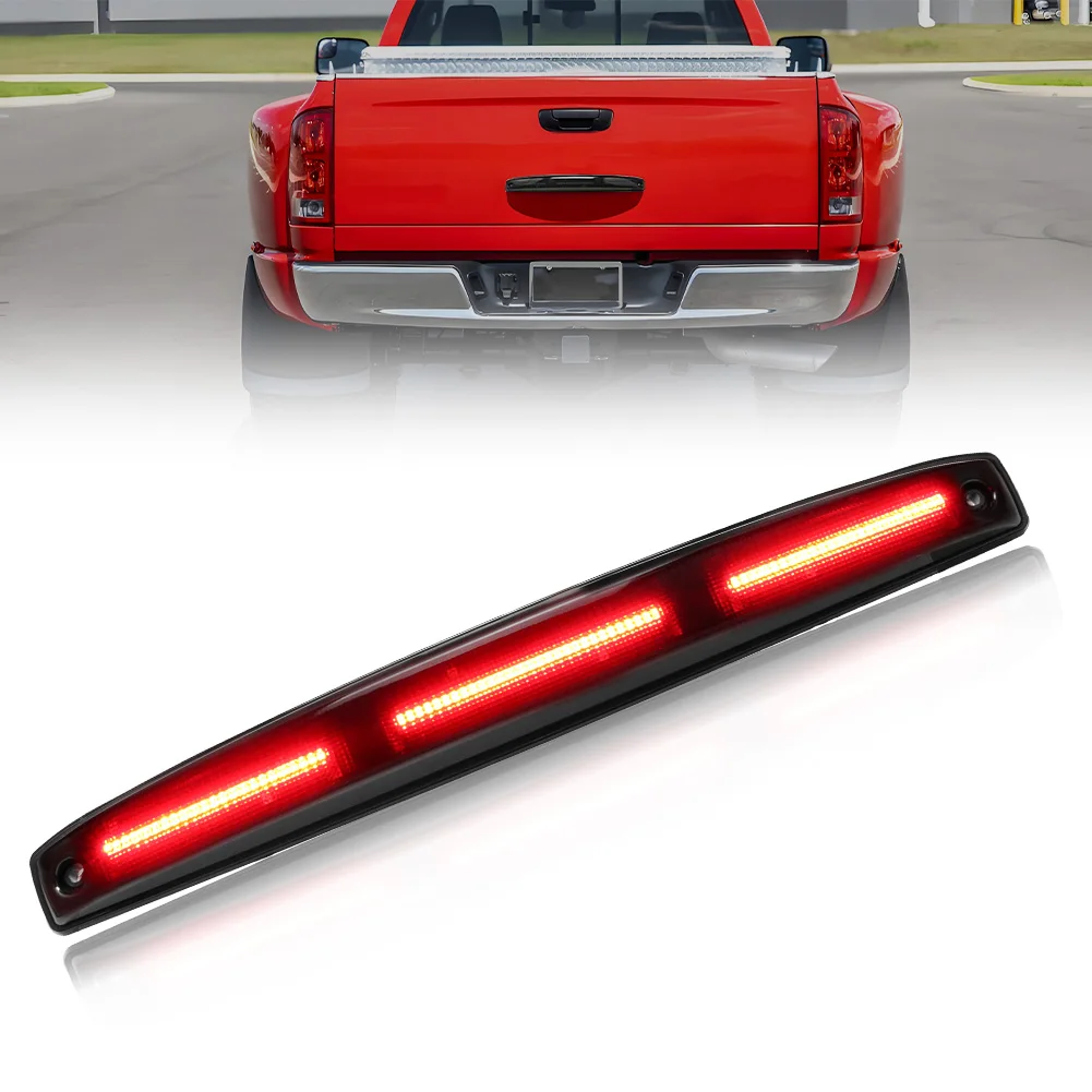 

1Pcs Rear Tailgate Tail Light 3rd Third Brake Light LED For 2003 2004 2005 2006 Dodge RAM 2500 3500 Dually DRW(Dual Rear Wheel)