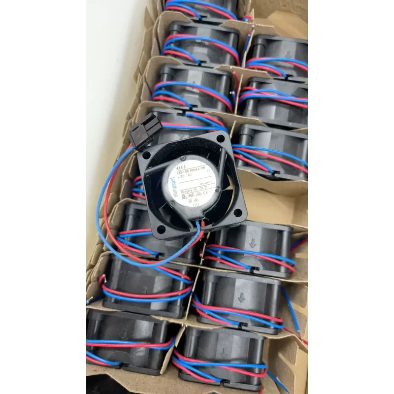 for EBMPAPST 414J Fan 24V DC Ultra Quiet Operation High Efficiency Cooling Blower for Industrial Equipment Ventilation System