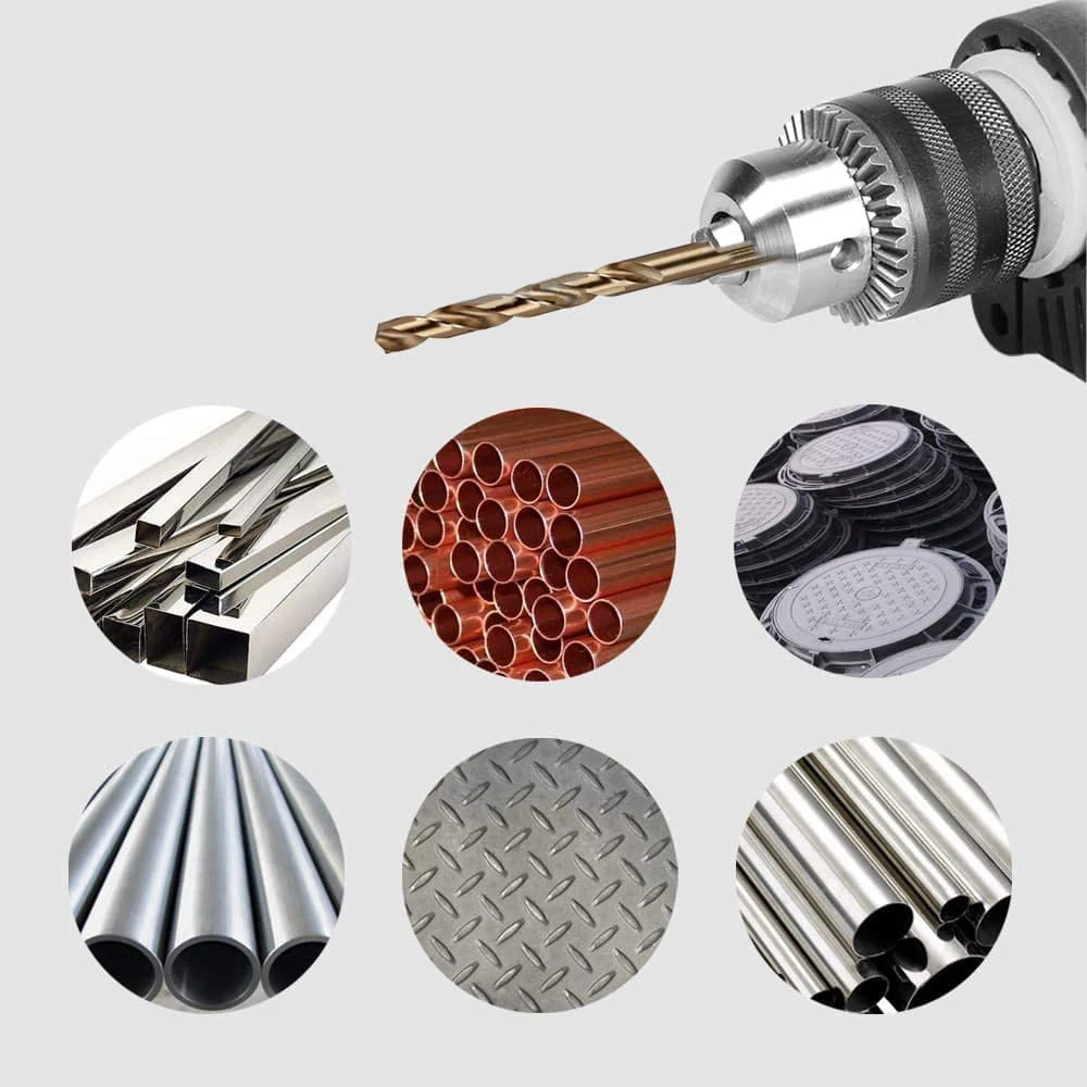 99Pcs M35 Cobalt Drill Bit Set 1.5-10mm HSS-Co Jobber Length Twist Drill Bits For Stainless Steel Wood Metal Drilling