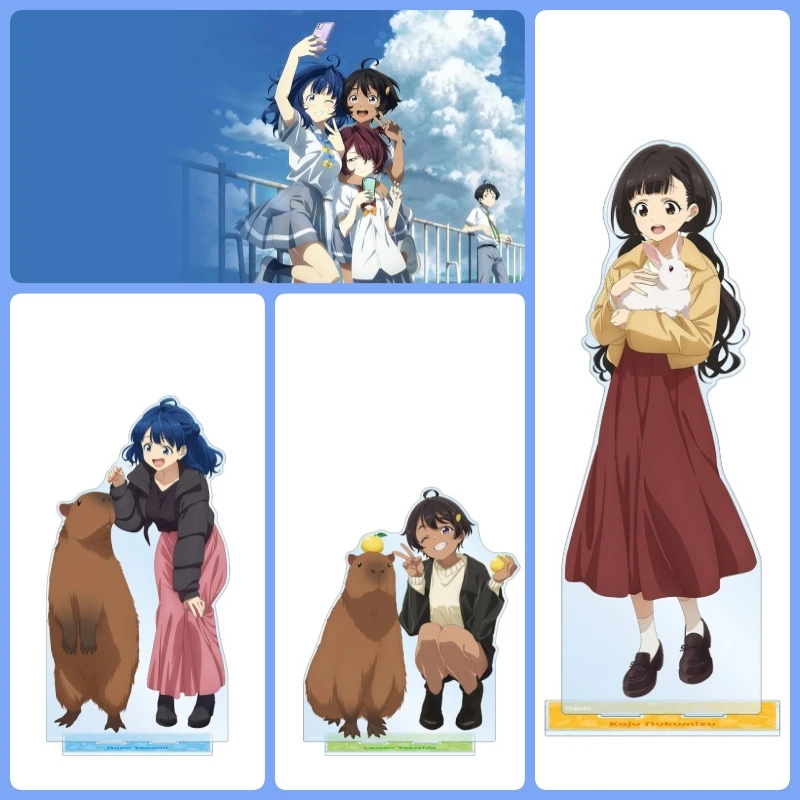 Too Many Losing Heroines! Anime Anna Yanami Lemon Yakishio Acrylic Stand Figure Stand Plate Cosplay Prop Decor Cartoons Gifts