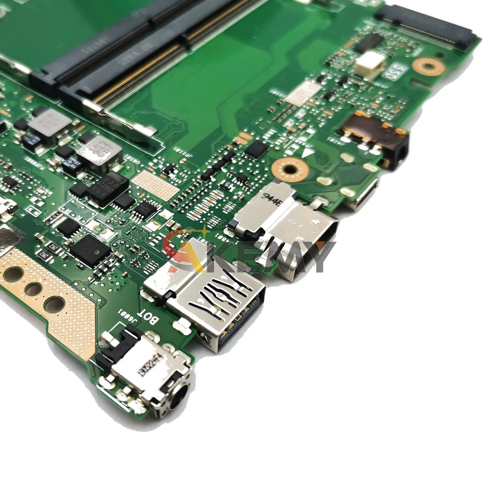 Placa base para ordenador portátil X510QR para ASUS VivoBook A510Q X510QA F510Q X510Q X510QR V580Q con CPU A10 A12 100% pruebas OK stk