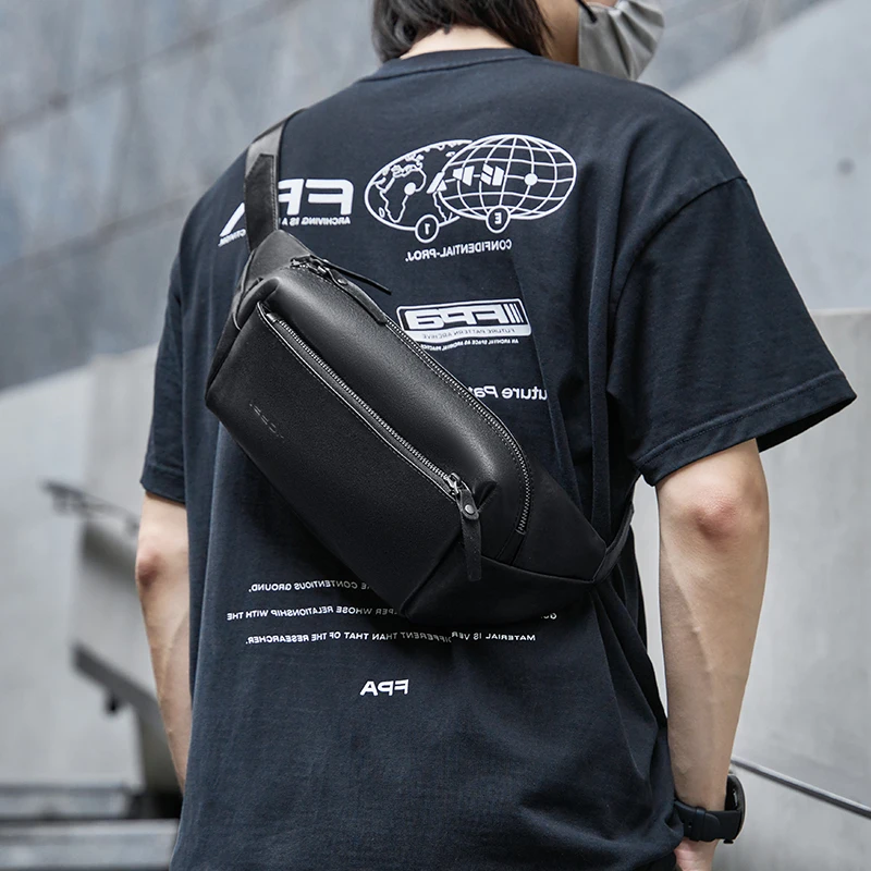 حقيبة كروس جلدية عصرية تناسب iPad مقاس 7.9 بوصة، مادة خفيفة الوزن ومقاومة للماء، حقيبة كتف رياضية لركوب الدراجات