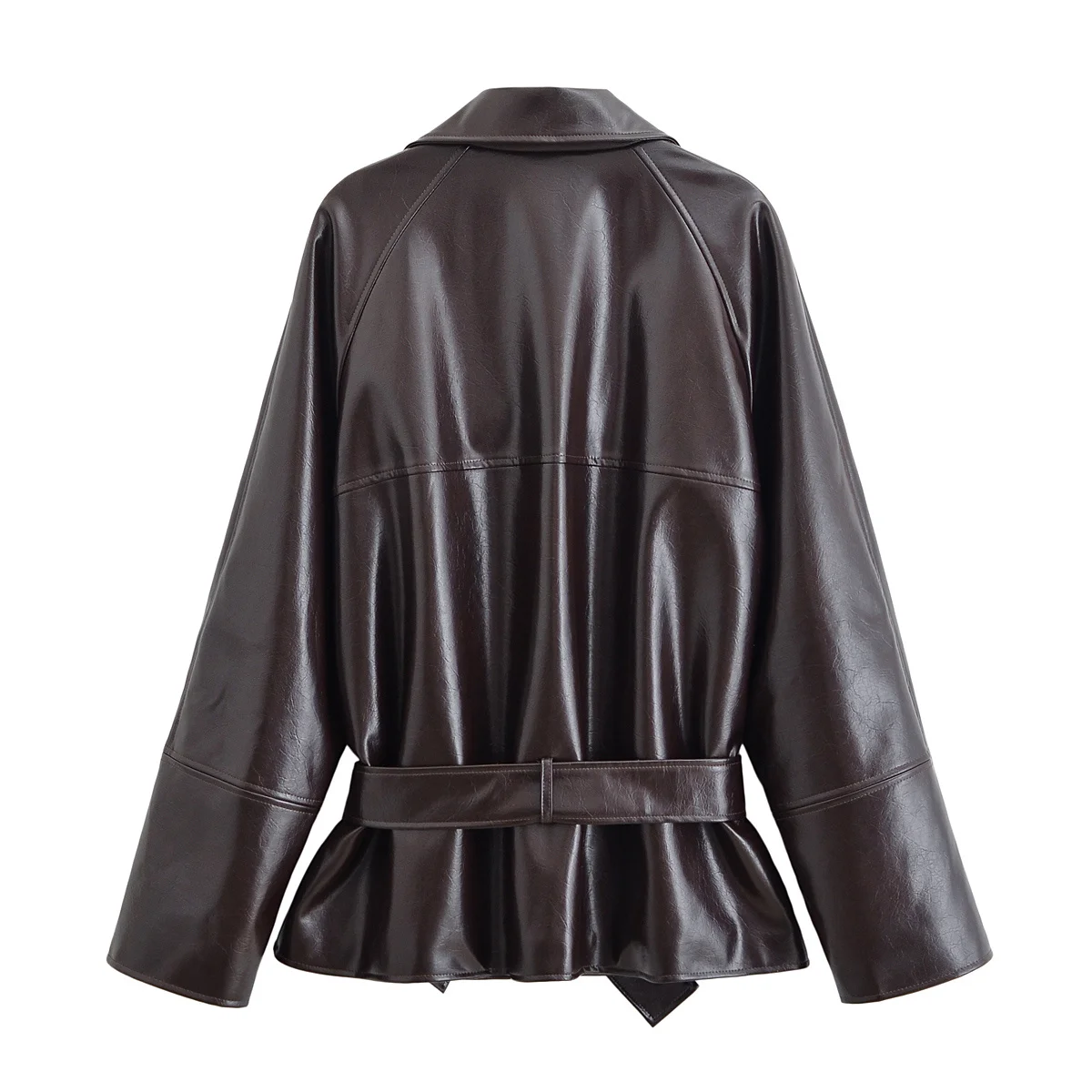 iny Vita-Cinching ort Pelle Jaet Donna Faionable Versatile Autunno Nuovo arrivo 2025 Sle Calda fibra di poliestere