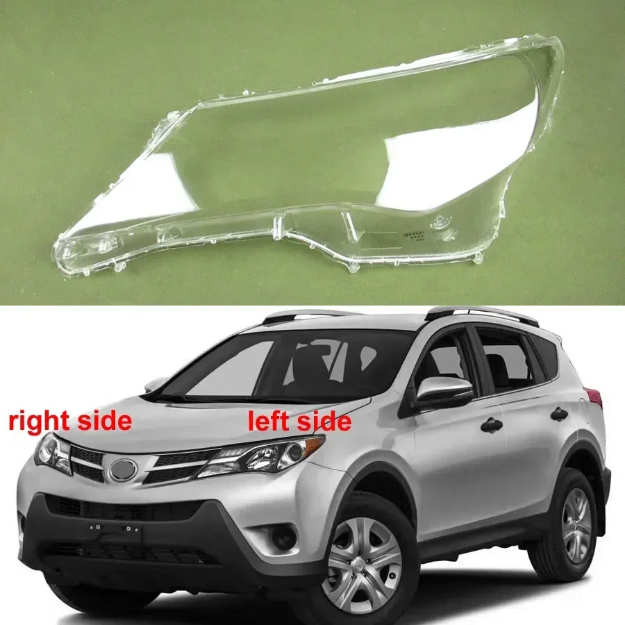 

Для Toyota RAV4 2013 2014 2015, фары, прозрачная крышка, маска для фар, импортная, высокая проницаемость, замена оригинального абажура