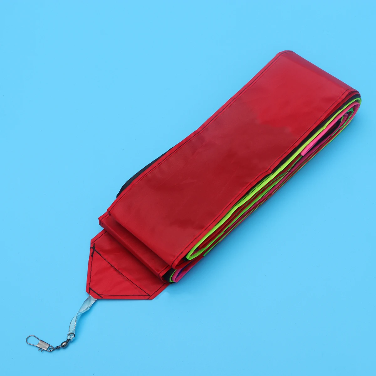 2 Peças de Cauda de Pipa Colorida Arco-Íris, Longa, Leve, de Tecido, Flutuante, Acessório para Voo de Pipa ao Ar Livre