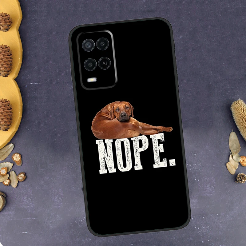 Rhodesian Ridgeback Dog Case For OPPO A15 A16 A17 A74 A54 A57 A53 S A96 A76 A5 A9 A31 A77 A93 A91 A52 A72 Cover