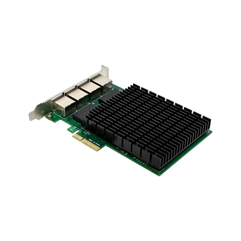 

1Set PCI-E X4 Gigabit 4-Port Server Network Card NIC Industrial Camera Vision Network Card PCB